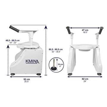 KMINA PRO Electric Toilet Lift Seat for Easy Sitting and Standing