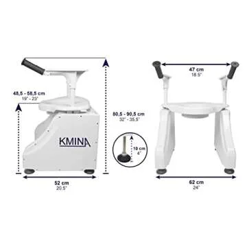 KMINA PRO Electric Toilet Lift Seat for Easy Sitting and Standing