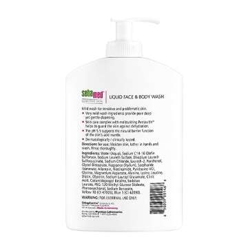 Sebamed Paraben-Free Liquid Face and Body Wash with Pump pH 5.5 Dermatologist Recommended Mild Hydra...