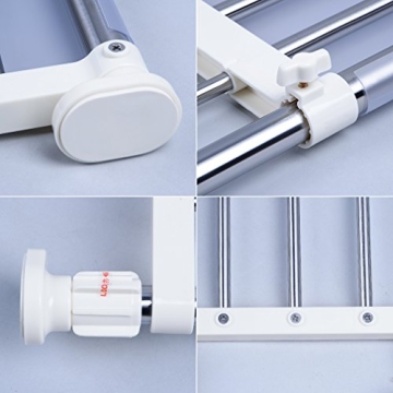 Hershii Expandable Tension Shelf & Rod for Easy Organization