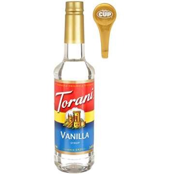 By The Cup Syrup Pump compatible with Vanilla Coffee Syrup Bottle 750 ml