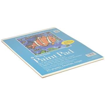 Strathmore (27-209 100 Series Youth Paint Pad, 9 by 12", 20 Sheets, White, 9x12