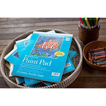 Strathmore (27-209 100 Series Youth Paint Pad, 9 by 12", 20 Sheets, White, 9x12
