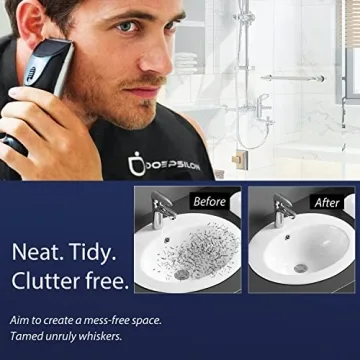 Beard Bib Apron - Innovative Hair Catcher for Men