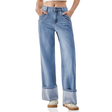 Baggy Boyfriend Jeans for Women - Trendy & Casual