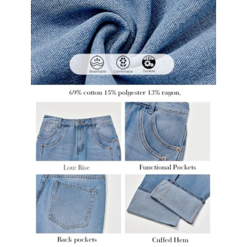 Baggy Boyfriend Jeans for Women - Trendy & Casual