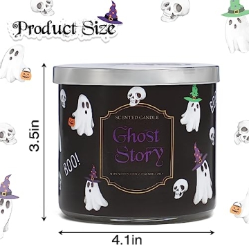 Halloween Gnome Pumpkin Scented 3-Wick Candle 14oz