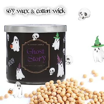 Halloween Gnome Pumpkin Scented 3-Wick Candle 14oz