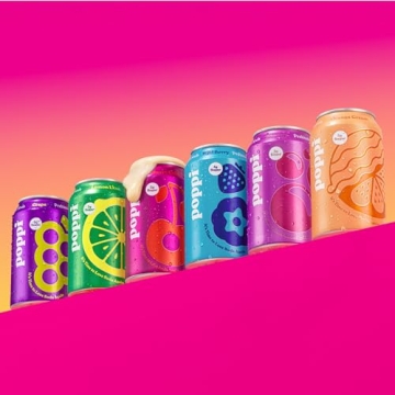 POPPI Prebiotic Soda Variety Pack - 12 Flavors