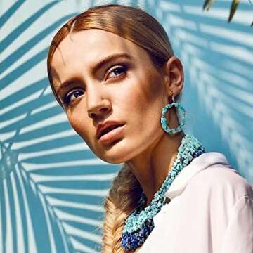 Stunning Stabilized Turquoise Chunky Bib Necklace for All Occasions