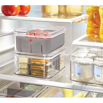 iDesign Crisp Produce Storage Containers for Fresh Food