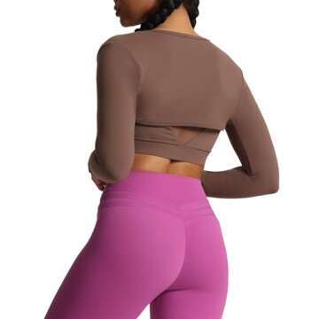 Aoxjox Women's Stylish Long Sleeve Bolero Shrug Cardigan