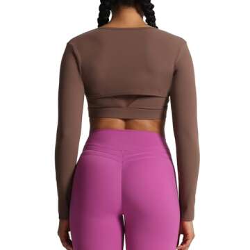 Aoxjox Women's Stylish Long Sleeve Bolero Shrug Cardigan