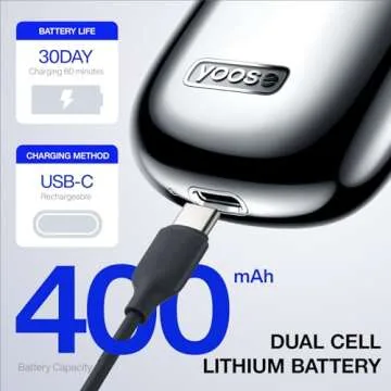 yoose Mini Shaver Portable Electric Razor for Men