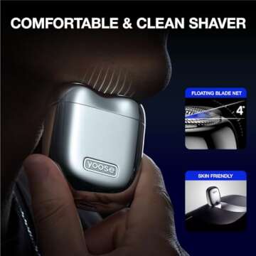 yoose Mini Shaver Portable Electric Razor for Men