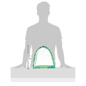 Insect Lore Butterfly Garden with Prepaid Voucher to Redeem Live Caterpillars | Farm Style Ultra-Clear Dome Habitat | Give as Gift with No-Fee Voucher for 5 Live Baby Painted Lady Caterpillars