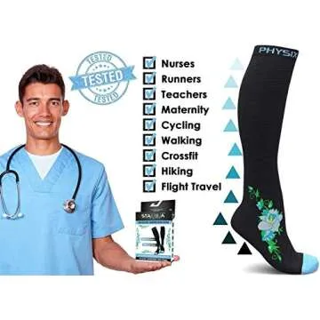 Physix Gear Compression Socks for Men and Women