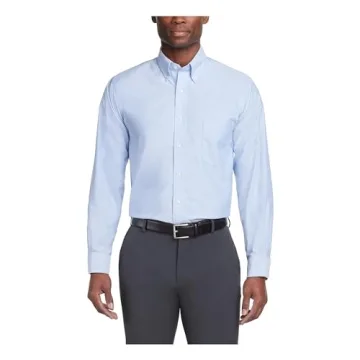 Van Heusen Men's Long Sleeve Oxford Dress Shirt - Comfort Meets Style