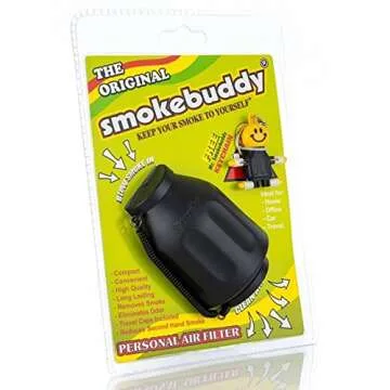 Smokebuddy Original Black Air Filter for Discreet Smoking