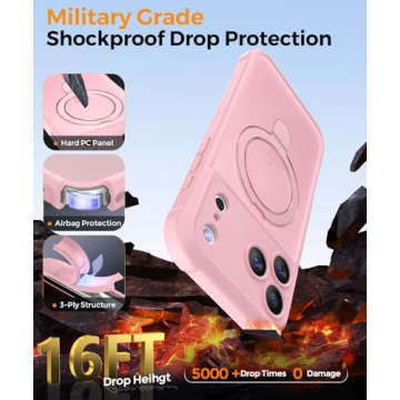 MOCCA iPhone 17 Pro Case with MagSafe Stand and Protection