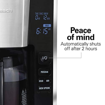 Hamilton Beach 12 Cup Programmable Coffee Maker for Fresh Brews