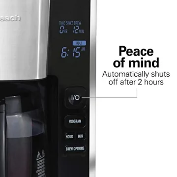 Hamilton Beach 12 Cup Programmable Coffee Maker for Fresh Brews
