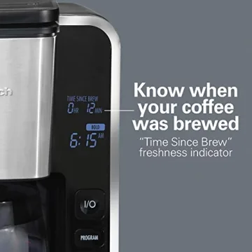 Hamilton Beach 12 Cup Programmable Coffee Maker for Fresh Brews