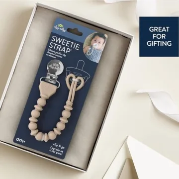 Itzy Ritzy Silicone Pacifier Clip for Babies and Toddlers