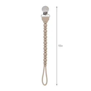 Itzy Ritzy Silicone Pacifier Clip for Babies and Toddlers