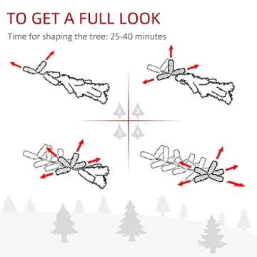 HOMCOM 6' Tall Unlit Snow-Flocked Slim Artificial Christmas Tree with Realistic Branches and 492 Tips