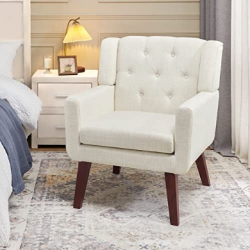 Comfy Accent Reading Chair for Living Room & Bedroom