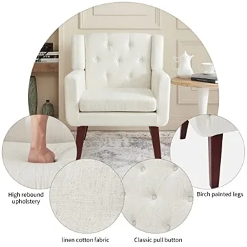 Comfy Accent Reading Chair for Living Room & Bedroom