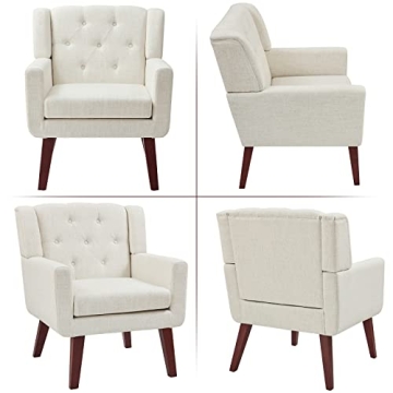 Comfy Accent Reading Chair for Living Room & Bedroom
