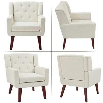 Comfy Accent Reading Chair for Living Room & Bedroom