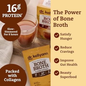 Dr. Kellyann Bone Broth Packets – Collagen & Protein Boost