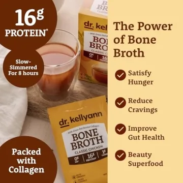 Dr. Kellyann Bone Broth Packets – Collagen & Protein Boost