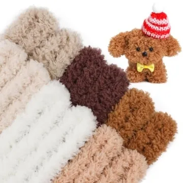 Zlulary 39.37 Inches Thick Pipe Cleaners 12 Pcs Jumbo Coral Fleece Chenille Stems for DIY Projects H...