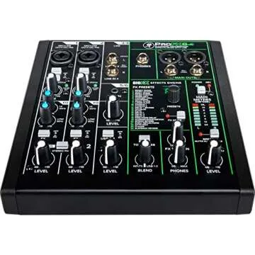 Mackie ProFX6v3 6-channel Mixer with USB and Effects for Professionals