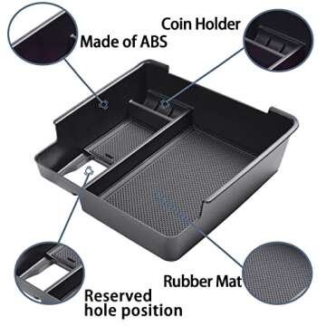 EDBETOS Center Console Organizer for Nissan Frontier 2022-2025