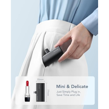 Charmast 5000mAh Fast Charging USB C Portable Charger