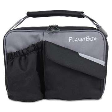 PlanetBox ROVER Eco-Friendly Stainless Steel Bento Lunch Box with 5 Compartments for Adults and Kids...