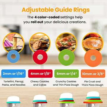 Stainless Steel Rolling Pin, Baking Set, Rolling pin with thickness rings, Silicone baking mat, and white storage base. Baking tools, are packed in a luxurious giftable box by ZLion.