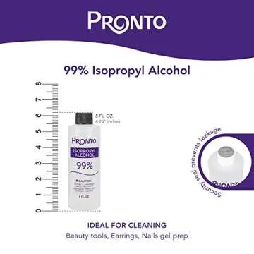 Pronto 99% Isopropyl Alcohol for Cleaning and Nails