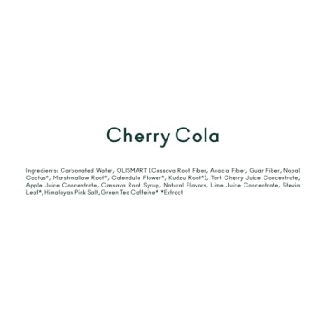 OLIPOP Cherry Cola Prebiotic Soda 12-Pack for Gut Health