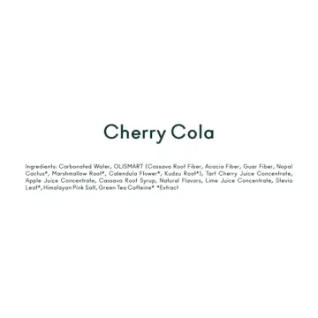 OLIPOP Cherry Cola Prebiotic Soda 12-Pack for Gut Health