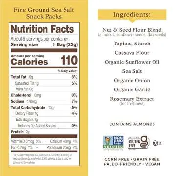 Simple Mills Almond Flour Crackers, Snacks Variety Pack (Fine Ground Sea Salt and Farmhouse Cheddar) - Gluten Free, Healthy Snacks, Plant Based, 4.9 Ounce (Pack of 3)