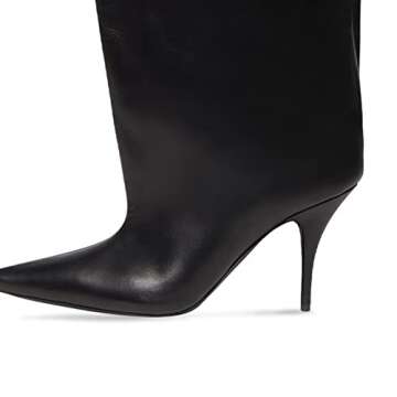 THESHY Women's Stiletto High Heel Over The Knee Boots Thigh High Long Boot Pull-on Pointed Toe Fall Sexy Boots