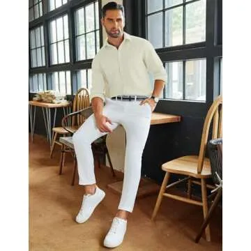 COOFANDY Mens Casual Button Down Shirt for Every Occasion