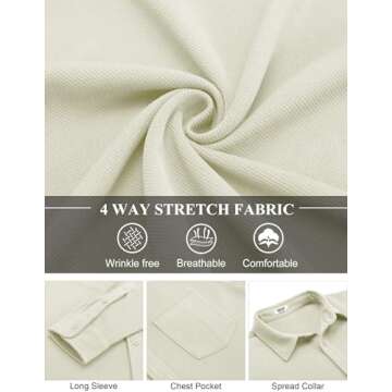 COOFANDY Mens Casual Button Down Shirt for Every Occasion