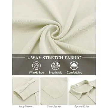 COOFANDY Mens Casual Button Down Shirt for Every Occasion